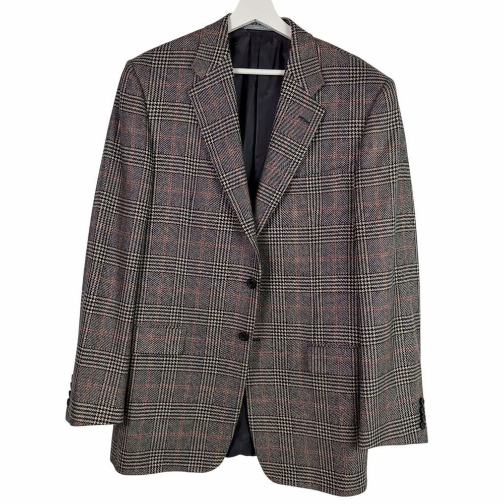 Hickey Freeman Pure Cashmere Madison Sports Coat 42 Long